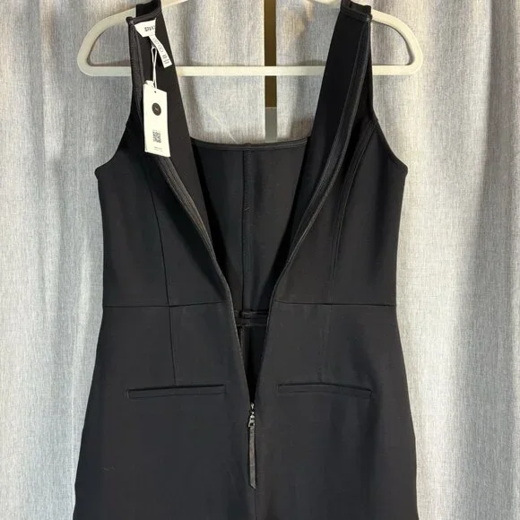 Spanx Ponte Corset Jumpsuit Womens Small- Tall Sleeveless Black Stretch NWT - Picture 10 of 12